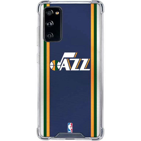 NBA Utah Jazz Team Jersey Galaxy S20 FE Clear Case